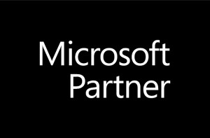 Microsoft partner Black logo